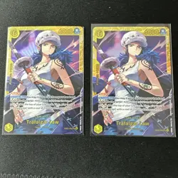 Lot (2) One Piece TCG - Trafalgar Law ENGLISH EB03-062 HEROINES SEC - Image 2