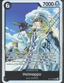 One Piece TCG Helmeppo OP11-092 SR Holo - Image 1