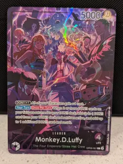 One Piece TCG | Monkey.D.Luffy | English 2nd Anniversary | Leader OP09-061 NM - Image 1