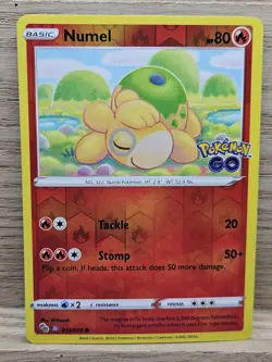 Numel (Peelable Ditto) 013/078 Pokemon GO Reverse Holo Pokemon Card TCG (122) - Image 1