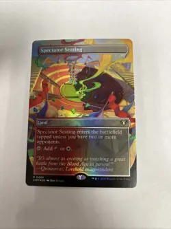 Spectator Seating Borderless Foil Card #0664 MTG LP - Image 1