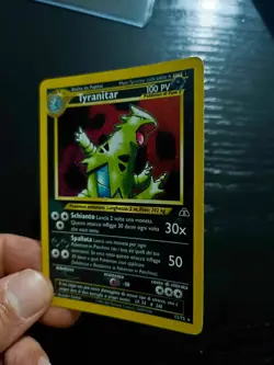 Pokemon Card Tyranitar Neo Discovery SWIRL HOLO 12/75 ITA good - excellent - Image 3