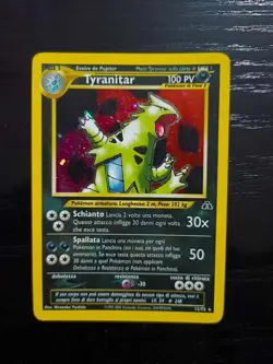 Pokemon Card Tyranitar Neo Discovery SWIRL HOLO 12/75 ITA good - excellent - Image 5