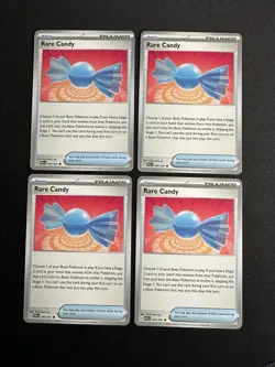 Rare Candy 089/091 PAF 4x Playset Pokemon TCG Cards NM - Image 1