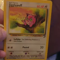 Pokemon Jigglypuff Base Set 2 77/130 Regular 60 HP Pound Attack English Card - Image 1