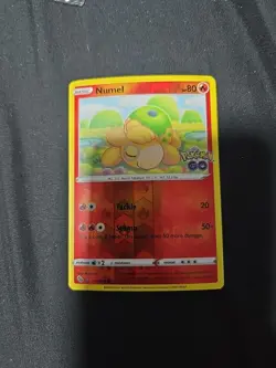 Numel (Peelable Ditto) 013/078 Pokemon GO Reverse Holo Pokemon Card TCG (122) - Image 3