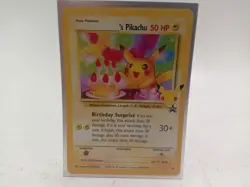 Pokemon TCG - Birthday Pikachu #25 Celebrations Collection Holo Card #Live26/02 - Image 2
