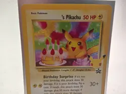 Pokemon TCG - Birthday Pikachu #25 Celebrations Collection Holo Card #Live26/02 - Image 4