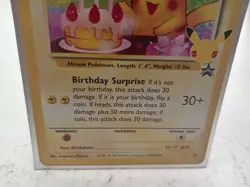 Pokemon TCG - Birthday Pikachu #25 Celebrations Collection Holo Card #Live26/02 - Image 5