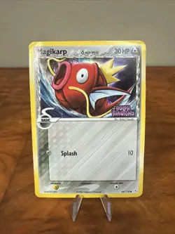 Pokemon Card - Magikarp - Ex Holon Phantoms - Stamped Holo - 69/110 - Heavy Play - Image 1