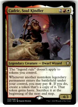 Cadric, Soul Kindler Commander: Dominaria United Regular MTG NM - Image 1