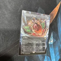 Mtg Amulet of Vigor (Borderless)-Commander Lost Caverns of Ixalan + Bonus Foils - Image 2