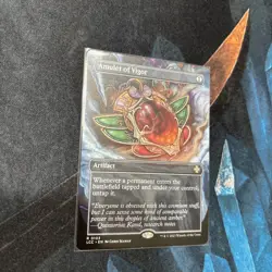 Mtg Amulet of Vigor (Borderless)-Commander Lost Caverns of Ixalan + Bonus Foils - Image 4