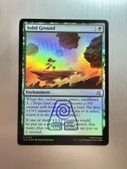 Solid Ground - 142 - MTG Avatar: The Last Airbender - Uncommon - FOIL - Image 1