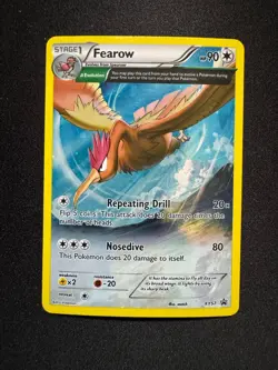 Pokemon Fearow Promo Holo XY57 Δ Evolution Stage 1 90HP Repeating Drill Nosedive - Image 1