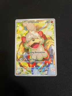 Pokemon Hisuian Growlithe Twilight Masquerade IR 181/167 NM - Image 1