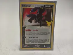Pokemon Umbreon Star 17/17 Gold Star Holo Rare Card Celebrations#Live26/2 - Image 5