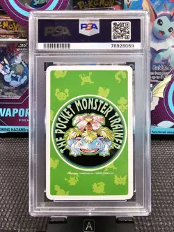 1996 POKEMON GREEN PLAYING CARDS 113 CHANSEY 7 OF DIAMONDS PSA 10 GEM MINT POKER - Image 2