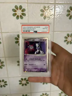 2003 POKEMON JAPANESE MEWTWO EX-HOLO EXPANSION PACK PSA 10 GEM MT💎 - Image 1
