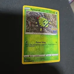 Spinarak (Peelable Ditto) Reverse Foil Pokemon Sword & Shield Pokemon Go #006 - Image 2