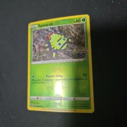Spinarak (Peelable Ditto) Reverse Foil Pokemon Sword & Shield Pokemon Go #006 - Image 3