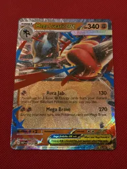 Mega Lucario ex MEP012 Black Star Promo Mega Evolution Pokemon - Image 1