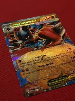 Mega Lucario ex MEP012 Black Star Promo Mega Evolution Pokemon - Image 2