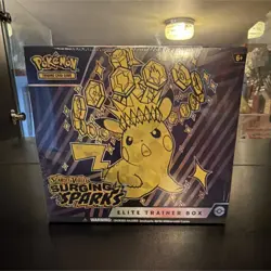 Pokemon Scarlet & Violet Surging Sparks Elite Trainer Box Pikachu - Image 1