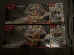 2 Pokemon Prismatic Evolutions Sam’s Club Exclusive Surprise Box+Booster Bundle - Image 1