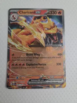 Pokemon TCG Charizard EX 006/165 Scarlet & Violet 151 Double Rare Mint Condition - Image 1