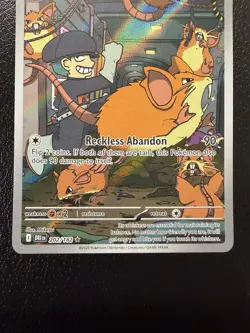 Pokemon Team Rockets Raticate 202/182 Destined Rivals NM - Image 3