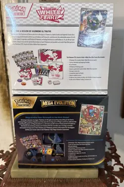 Pokemon Mega Evolution Elite Trainer Box ETB and White Flare ETB NEW - Image 2
