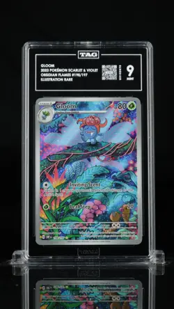 Pokemon Graded Gloom Obsidian Flames TAG 9 - Image 1