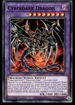 Cyberdark Dragon Structure Deck: Cyber Strike SDCS-EN045 MP YuGiOh TCG | Buy 10 - Image 1