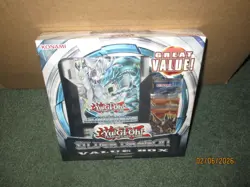 Yugioh Silver Dragon Value Box Blue-Eyes Azure-Eyes + 6 Booster Packs sealed NIB - Image 1