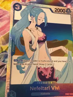 1x Nefeltari Vivi SR - EB02-026 - English NM One Piece TCG - Image 2