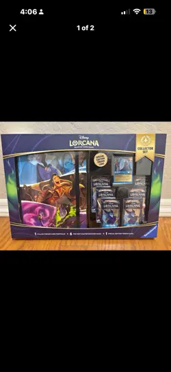SEALED Disney Lorcana First Chapter Collector Set 6 Packs Portfolio Promo Costco - Image 3