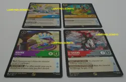 DISNEY LORCANA ARCHAZIA'S ISLAND PROMO CARD SET FOIL SNOW WHITE KRONK PERDITA OP - Image 2