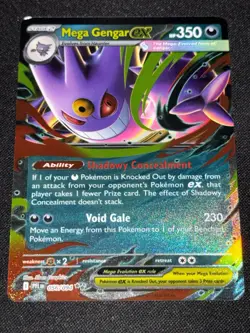 MEGA GENGAR EX 056/094 Double Rare Phantasmal Flames Pokemon Card - Image 1