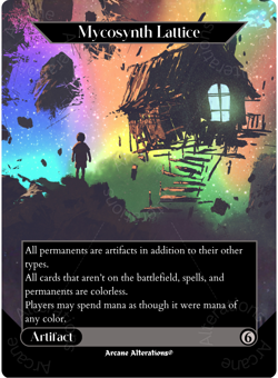 Mycosynth Lattice - Full Art Altered Art Custom Proxy Cards - Image 1