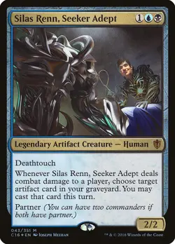Silas Renn, Seeker Adept FOIL Commander 2016 NM Mythic Rare CARD ABUGames - Image 1