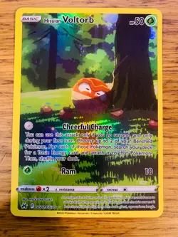 NEAR MINT! Hisuain Voltorb GG01/GG70 Crown Zenith Galarian Gallery Pokemon Card! - Image 1