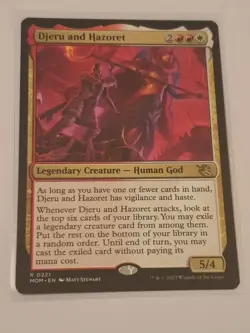 MTG - March of the Machine (MOM) ~ 0221 R Djeru and Hazoret - Image 1