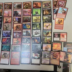 BLACK & RED ***GOBLINS*** TRIBAL Custom COMMANDER MAGIC DECK 100 MTG Cards - Image 2