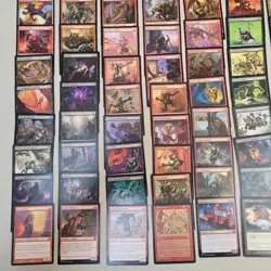 BLACK & RED ***GOBLINS*** TRIBAL Custom COMMANDER MAGIC DECK 100 MTG Cards - Image 3