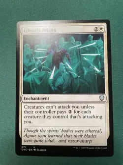 2023 - MTG Ghostly Prison - Phyrexia: All Will Be One Commander #071 - Image 1