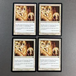 Set of x4, MTG Seal of Cleansing Nemesis Regular Magic The Gathering - Image 1