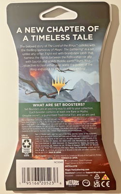 MTG Magic The Lord of the Rings: Tales of Middle-Earth Set Booster Pack Sealed - Image 2