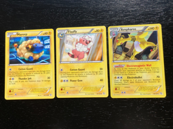 3 Pokemon Dragons Exalted Holo Ampharos 40/124, Flaaffy 39/124 & Mareep NM - Image 2