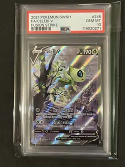 PSA 10 Celebi V Alternate Full Art 245/264 Pokemon TCG SWSH Fusion Strike - Image 3